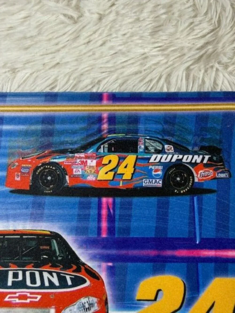 Vintage NASCAR Jeff Gordon 24 Dupont Mousepad